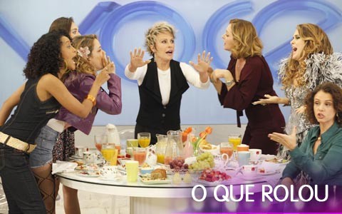 Empreguetes e patroas armam barraco no Mais Você (Cheias de Charme / TV Globo)