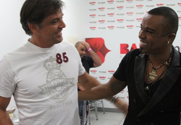  Beto Simas e Alexandre Pires (Foto: Anderson Borde/ Agnews)