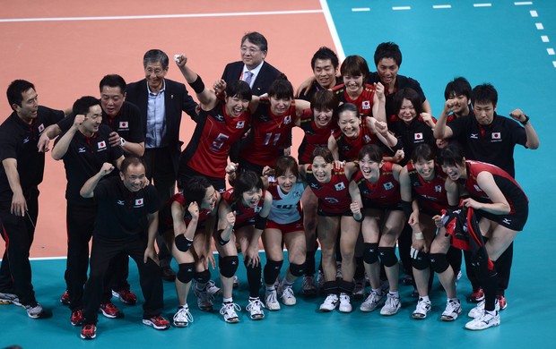 japão vôlei medalha de bronze londres 2012 olimpiadas (Foto: AFP)