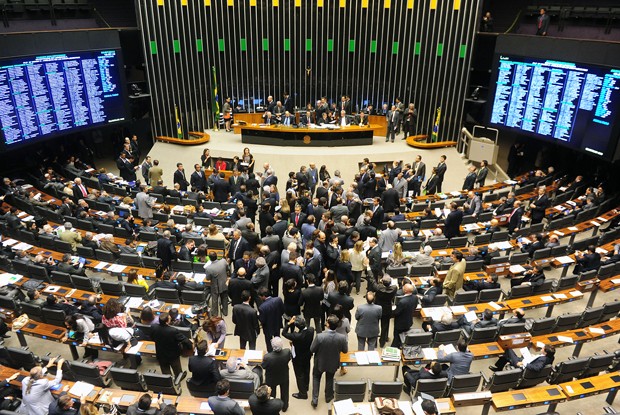 Plenário da Câmara dos Deputados, em dia de votação (Foto: Gustavo Lima/Ag.Câmara)