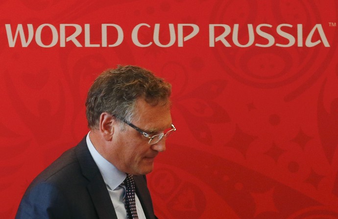 Jérôme Valcke (Foto: Maxim Zmeyev/Reuters) Jérôme Valcke (Foto: Maxim Zmeyev/Reuters)
