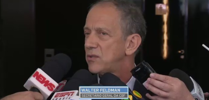 Walter Feldman diz que luto oficial será de uma semana (Foto: Reprodução SporTV)