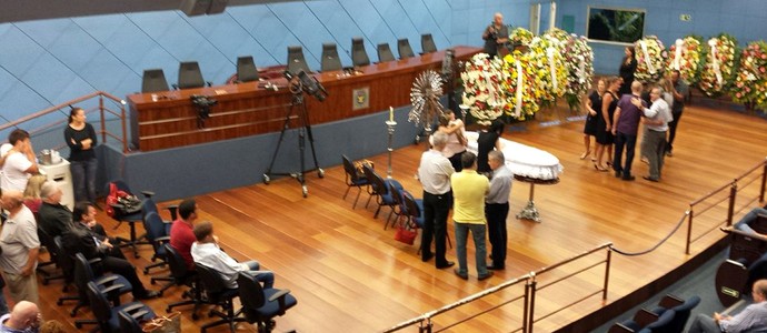 Velório Luciano do Valle Campinas (Foto: Fernando Pacífico)