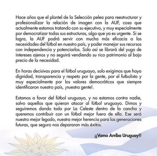 Manifesto Uruguai proposta Nike (Foto: Reprodução/Twitter)