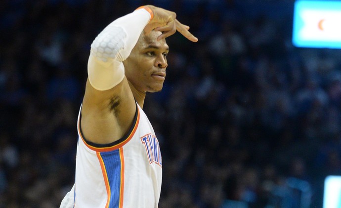 Russell Westbrook Oklahoma City Thunder (Foto: Reuters/Mark D. Smith-USA TODAY Sports) Russell Westbrook Oklahoma City Thunder (Foto: Reuters/Mark D. Smith-USA TODAY Sports)