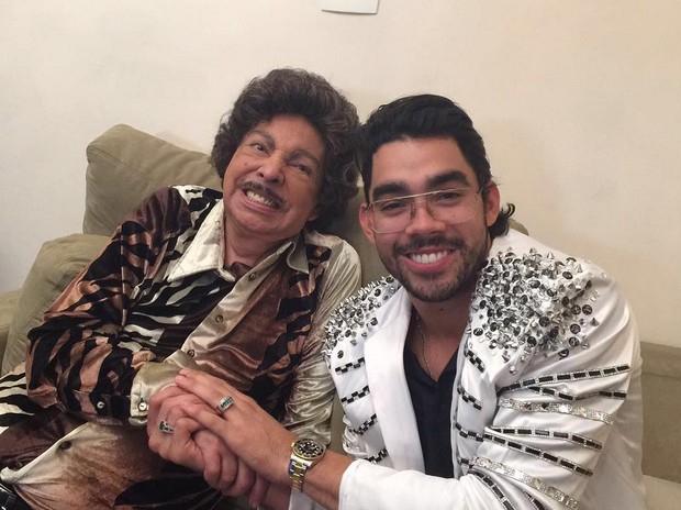 Cauby Peixoto e Gabriel Diniz (Foto: Reprodução/Instagram)