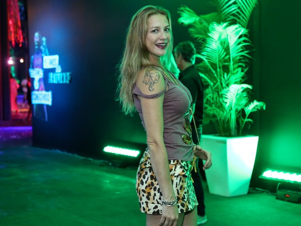 Luana Piovani em festa no Centro do Rio (Foto: Roberto Filho/ Brazil News)