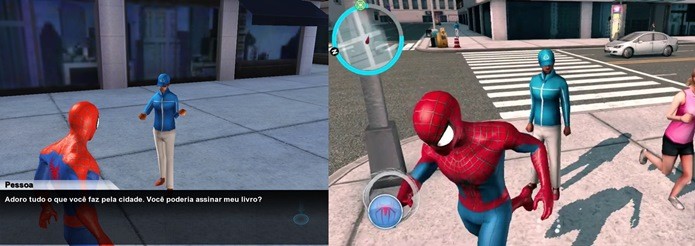 Comparativo entre as duas versões do game, note as sombras e efeitos de luz melhores à direita (Foto: Reprodução / Dario Coutinho)