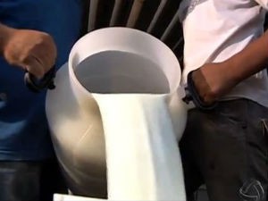 Produtor de leite de MS deve receber menos pelo produto em janeiro (Foto: Reproduo/TV Morena)