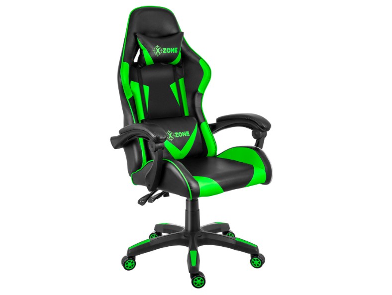 Cadeira Gamer XZONE, Premium, Preto/Verde, Ajuste de 0 a 13° - CGR-01-GR (Foto: Divulgação)