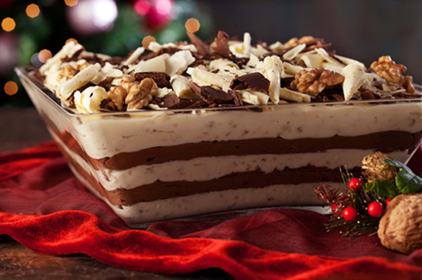 Sobremesa De Natal Aprenda A Fazer Mousse De Nozes Coquetel De