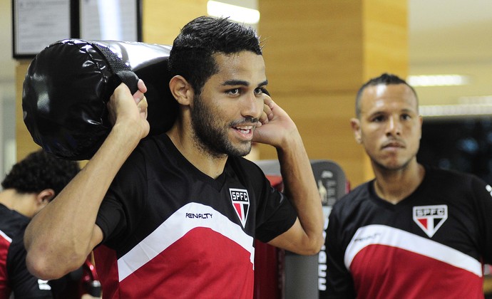 Alan Kardec Luis Fabiano São Paulo (Foto: Marcos Ribolli)