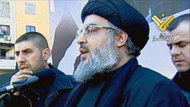 Hassan Nasrallah, líder do Hezbollah, discursa nesta terça-feira (6) em Beirute (Foto: AFP)