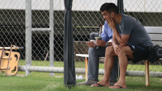 Maicon diretor executivo Rui Costa Grêmio (Foto: Eduardo Moura/GloboEsporte.com)