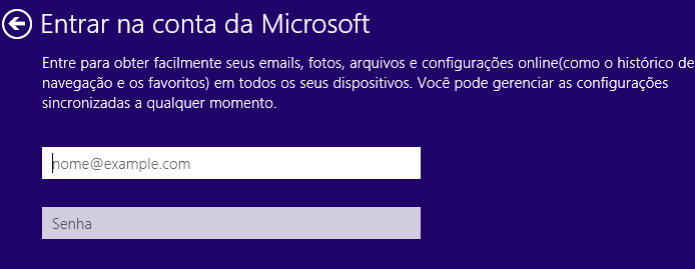 Faça login com sua conta Microsoft  (Foto: Reprodução/Helito Bijora)