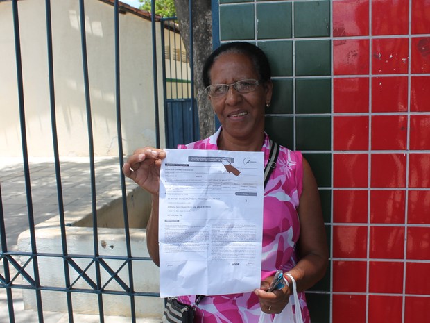 ENEM 2016- DOMINGO (6) - PETROLINA (PE) - sem estudar há 32 anos, cozinheira Maria Rita Ferreira conclui estudos e faz Enem pela 1ª vez em Petrolina (Foto: Juliane Peixinho/ G1)