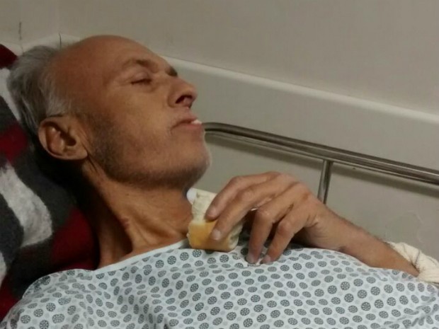Milton Alves de Souza, de 68 anos, foi dado como morto e voltou a respirar enquanto era preparado para velório (Foto: Maria Alves de Saraiva/Arquivo Pessoal)