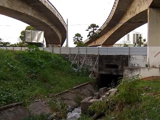 Prefeitura anunciou retomada das obras no viaduto do Baldo (Foto: Reprodução/Inter TV Cabugi)