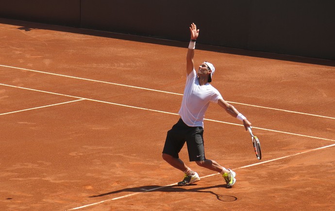 rafael nadal tenis treino (Foto: Thiago Quintella)