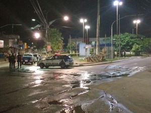Explosão em Caixa eletrôinico da CEF em Gaibu (Foto: José Francisco/ Reprpdução WhatsApp)