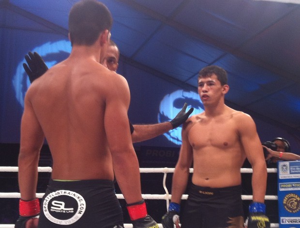 Dudu Dantas, antes de sua luta contra Tyson Nam (Foto: Ana Hissa/SporTV.com)