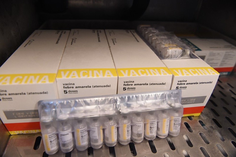 Vacinas contra febre amarela (Foto: Divulgação/ Sesa)