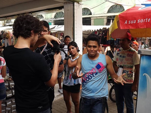 Gang do Eletro durante a gravação do clipe (Foto: Divulgação) Gang do Eletro durante a gravação do clipe (Foto: Divulgação)