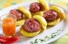Hambúrguer de calabresa com geleia de abacaxi e pimenta (Divulgação)