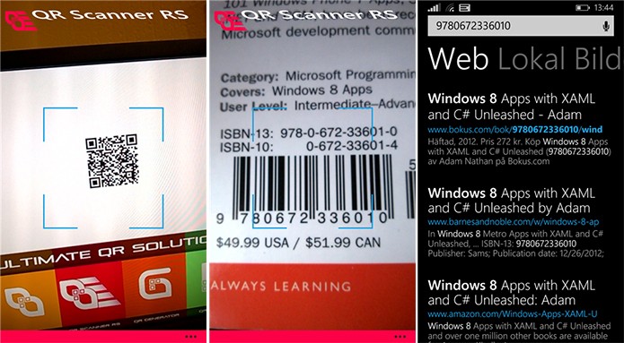 QR Scanner é um aplicativo para Windows Phone ideal para leitura de QR e códigos de barras (Foto: Divulgação/Windows Phone Store)