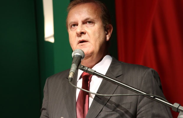 Prefeito de Goiânia, Paulo Garcia discursa ao tomar posse (Foto: Adriano Zago/G1)