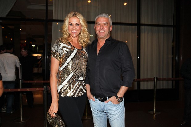 Ana Hickmann com o marido,  Alexandre Corrêa, em show de Claudia Leitte em São Paulo (Foto: Manuela Scarpa/ Foto Rio News)