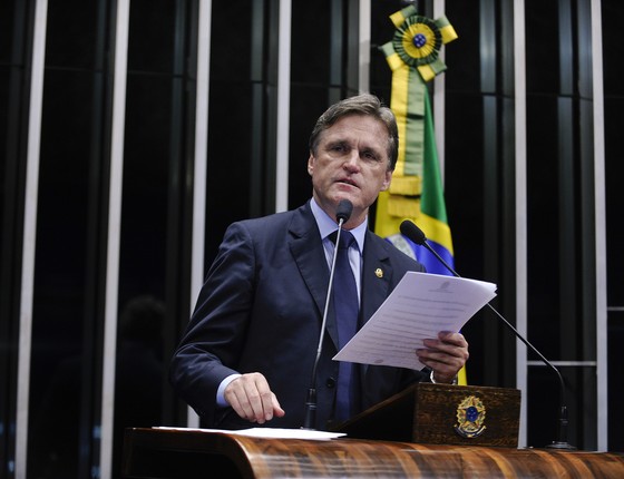 O senador senador Dário Berger (PMDB-SC), em foto de 2015 (Foto: Moreira Mariz/Agência Senado)