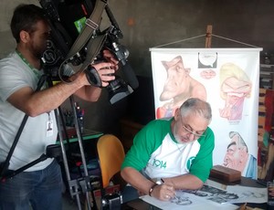 Na ponta do lápis: FootBrazil convida cartunistas a desenhar Dudu