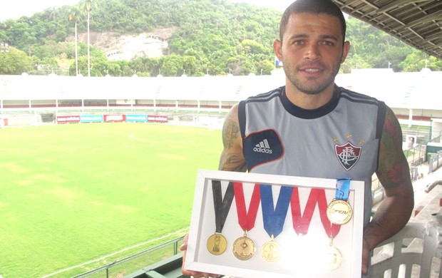 Edinho do Fluminense, Medalhas (Foto: Edgard Maciel / Globoesporte.com)