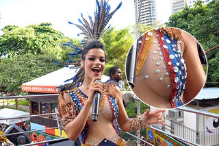 Mari Antunes com o Babado novo em Salvador (Foto: Joilson César / Ag Haack)