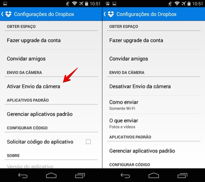 Configurando o envio de fotos do Dropbox (Foto: Reprodução/Helito Bijora) (Foto: Configurando o envio de fotos do Dropbox (Foto: Reprodução/Helito Bijora) ) Configurando o envio de fotos do Dropbox (Foto: Reprodução/Helito Bijora) (Foto: Configurando o envio de fotos do Dropbox (Foto: Reprodução/Helito Bijora) )