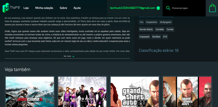 Como usar o Hype, nova loja brasileira de jogos online (Foto: Reprodução/Felipe Vinha)