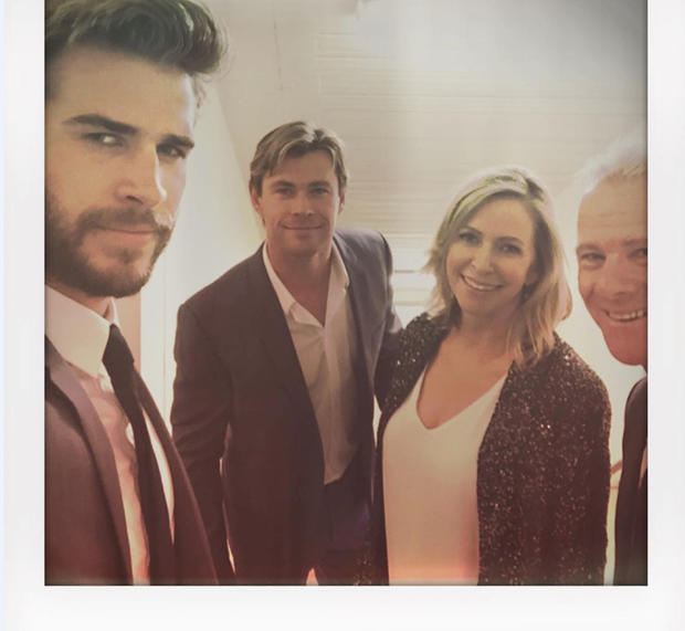 Famíla Hemsworth (Foto: Reprodução/Instagram)