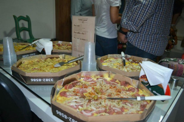 Pizza em Pauta é uma ação de relacionamento promovida pela TVMO para estreitar relações com as agências de publicidade locais (Foto: Marketing/TVMO)