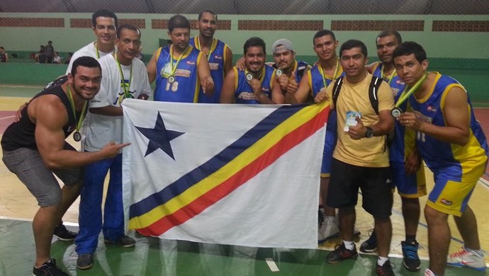 No basquete, a equipe de Guajará também fez bonito (Foto: Fredson Martins/Arquivo Pessoal)