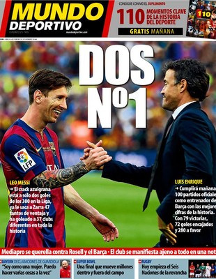 capa Mundo Deportivo 06/02 (Foto: Reprodução)