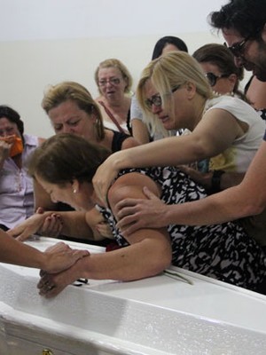 Corpo de Joaquim, de 3 anos, é enterrado no interior de SP (Luis Cleber/Estadão Conteúdo)