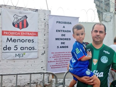 Decisão judicial frustra torcedores mirins do Palmeiras em Itu