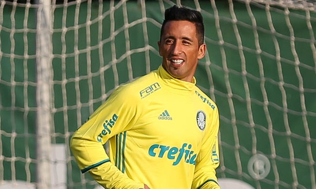 Barrios Palmeiras (Foto: Cesar Greco/Ag Palmeiras) Barrios Palmeiras (Foto: Cesar Greco/Ag Palmeiras)