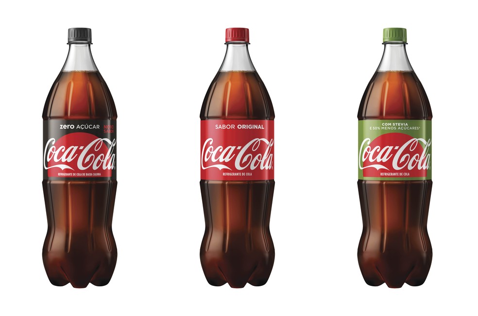 Disco vermelho passa a estampar embalagens de todas as versões da Coca-Cola (Foto: Divulgação)