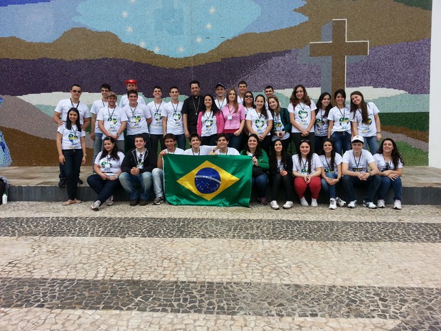 Jovens de Itapetininga (SP) seguem para a Jornada Mundial da Juventude. (Foto: Divulgação / Lucas Cerejo)