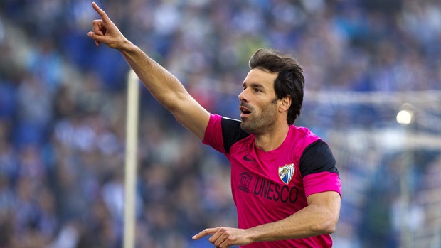 van nistelrooy malaga gol espanyol (Foto: Agência EFE)