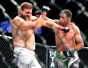 Fabricio Werdum na luta contra Roy Nelson no UFC (Foto: AP)