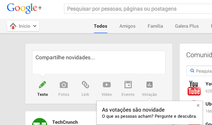 Votacao Google Inclui Nova Ferramenta De Enquete Em Posts Do Google Noticias Techtudo