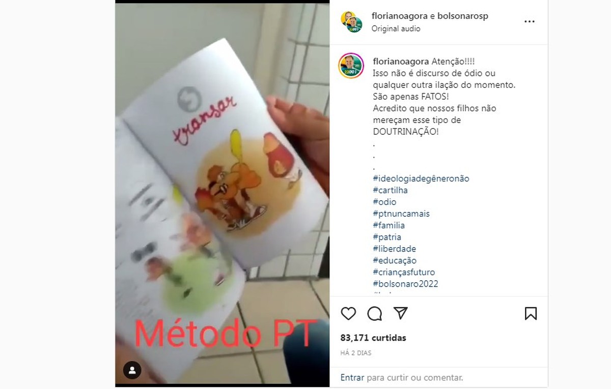 Fake news sobre kit gay volta a circular a um mês e meio da eleição